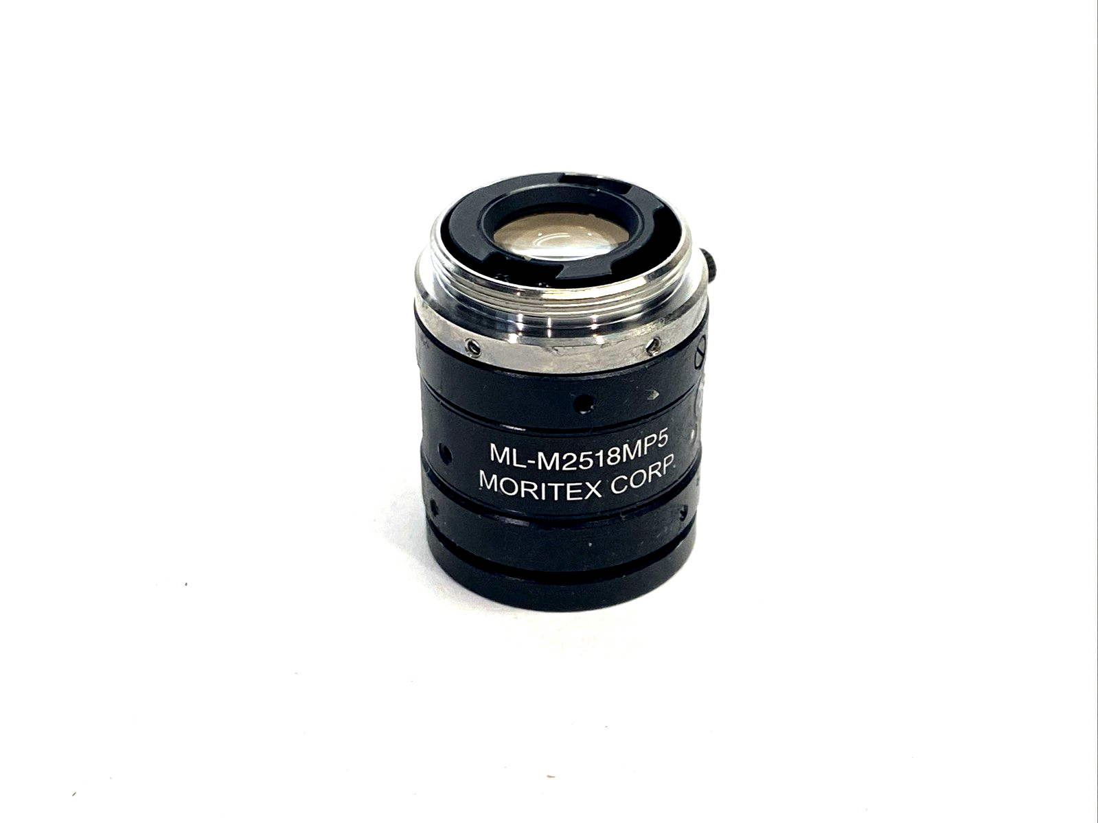 ML-M2518MP5 | Moritex CCTV Camera Lens, C-Mount, Focal Length 25mm, F 1.8-16 - Used - Maverick Industrial Sales
