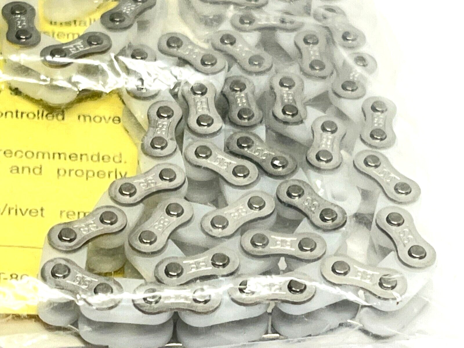 Tsubaki 25PC-2FT 25(PC) Poly-SS Chain 98 PIT INCL C/L - Maverick Industrial Sales