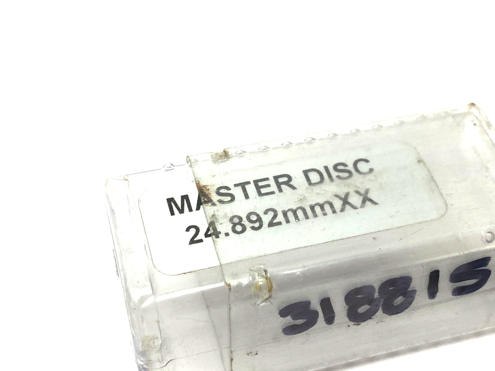 Mahr 2093254 Steel XX Master Disc 24.892mm BROKEN SIDE SEAL - Maverick Industrial Sales
