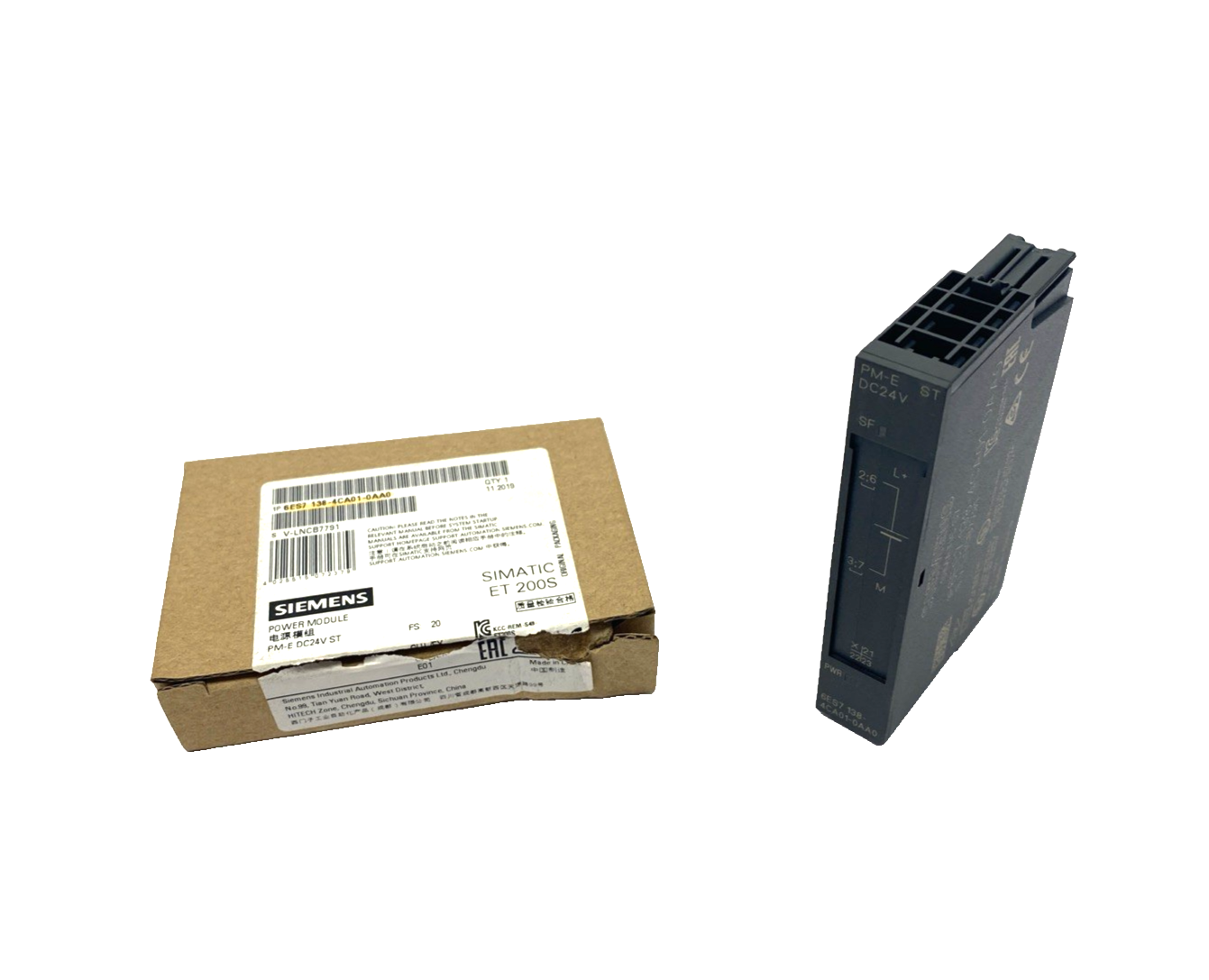 Siemens 6ES7138-4CA01-0AA0 SIMATIC DP, PM-E Power Module ET 200S - Maverick Industrial Sales