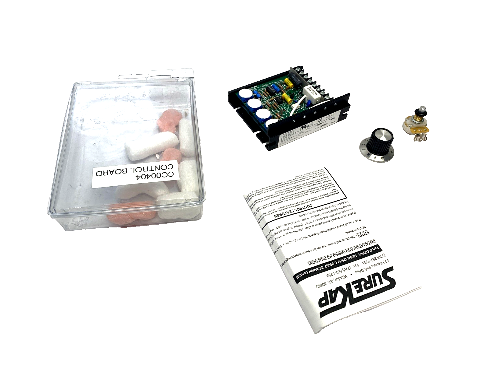 Dart Controls 125DV-C-P3067 DC Speed Control, SureKap CC00404 - Maverick Industrial Sales