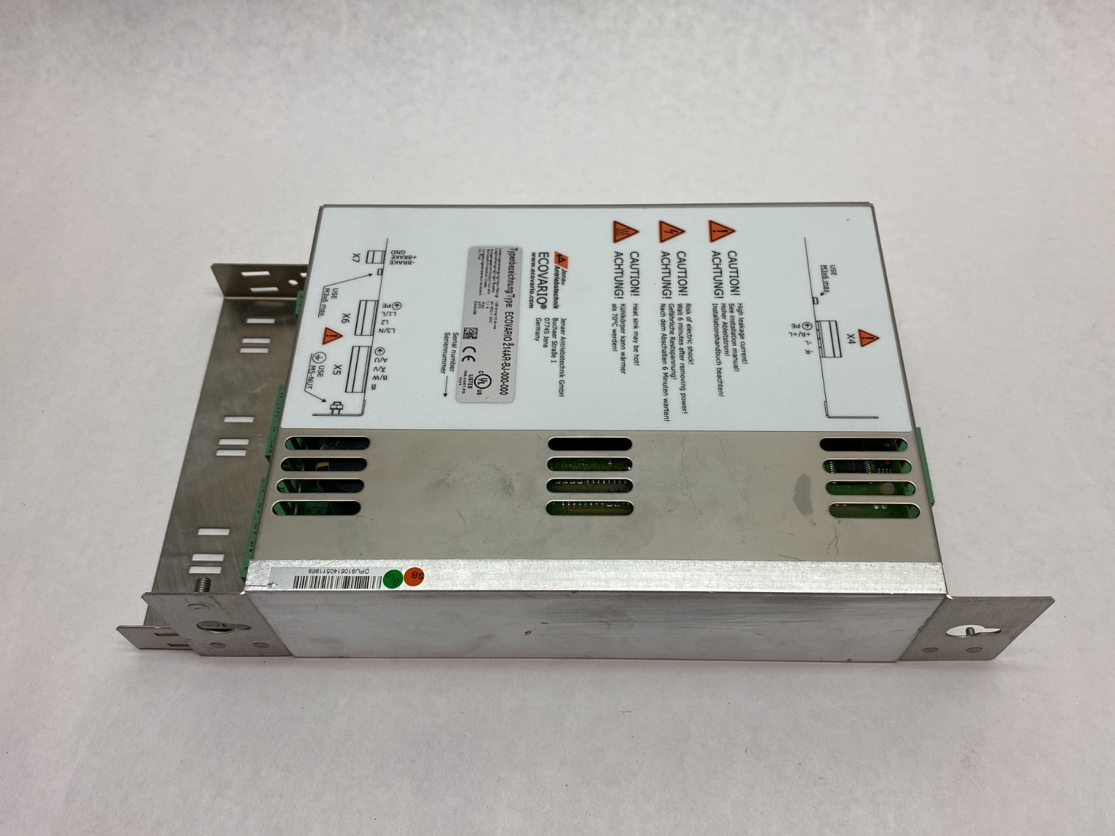 ECOVARIO 214AR-BJ-000-000 | Jenaer 1-Axis Servo Amplifier, CANopen/EtherCAT, STO - Used - Maverick Industrial Sales