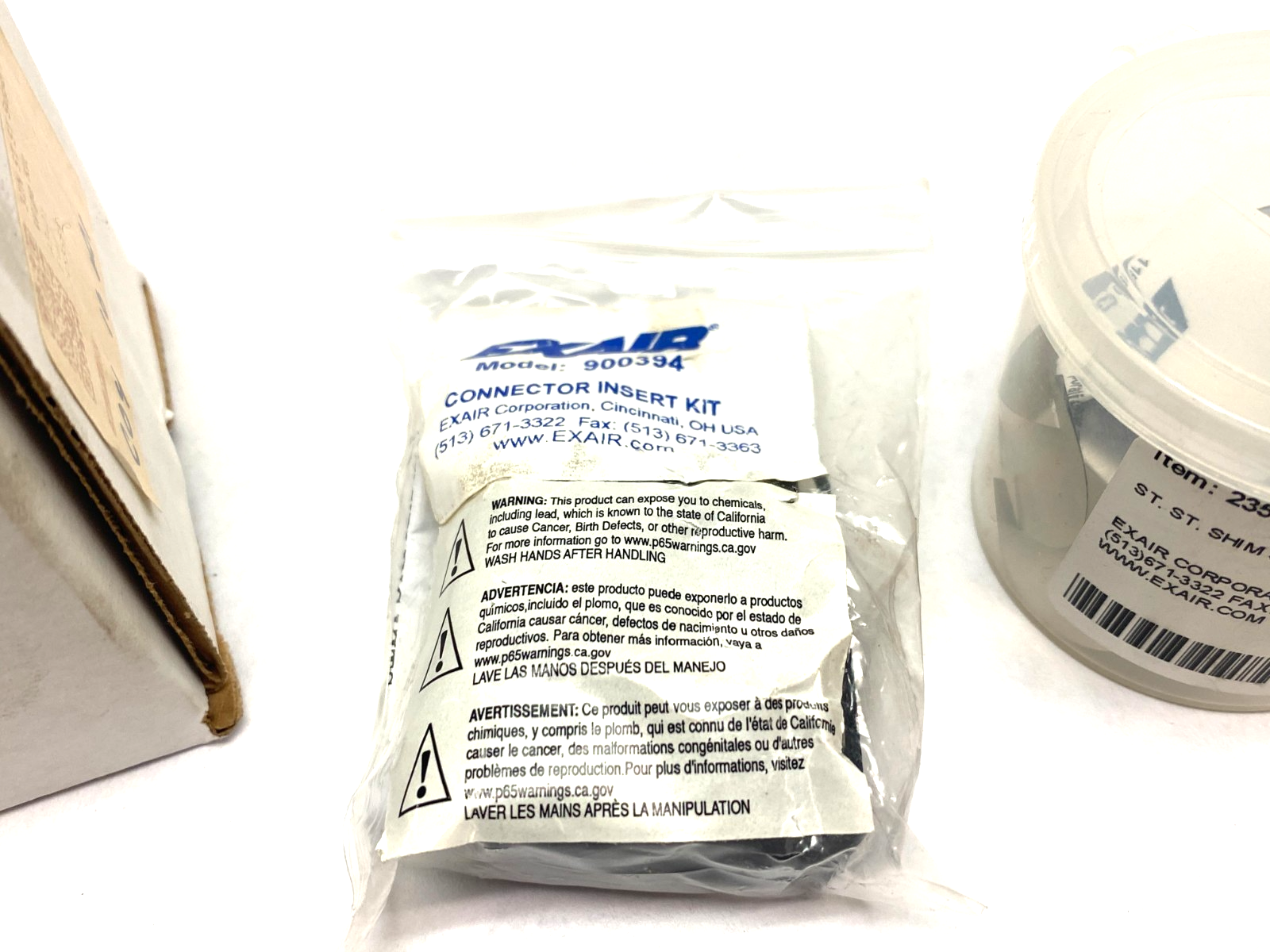 Exair 2353SS Stainless Steel Shim & Connector Set for 3" Super Air Wipe - Maverick Industrial Sales