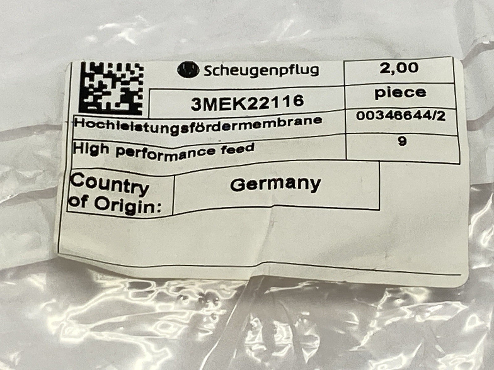 Scheugenpflug 3MEK22116 High Performance Feed - Maverick Industrial Sales