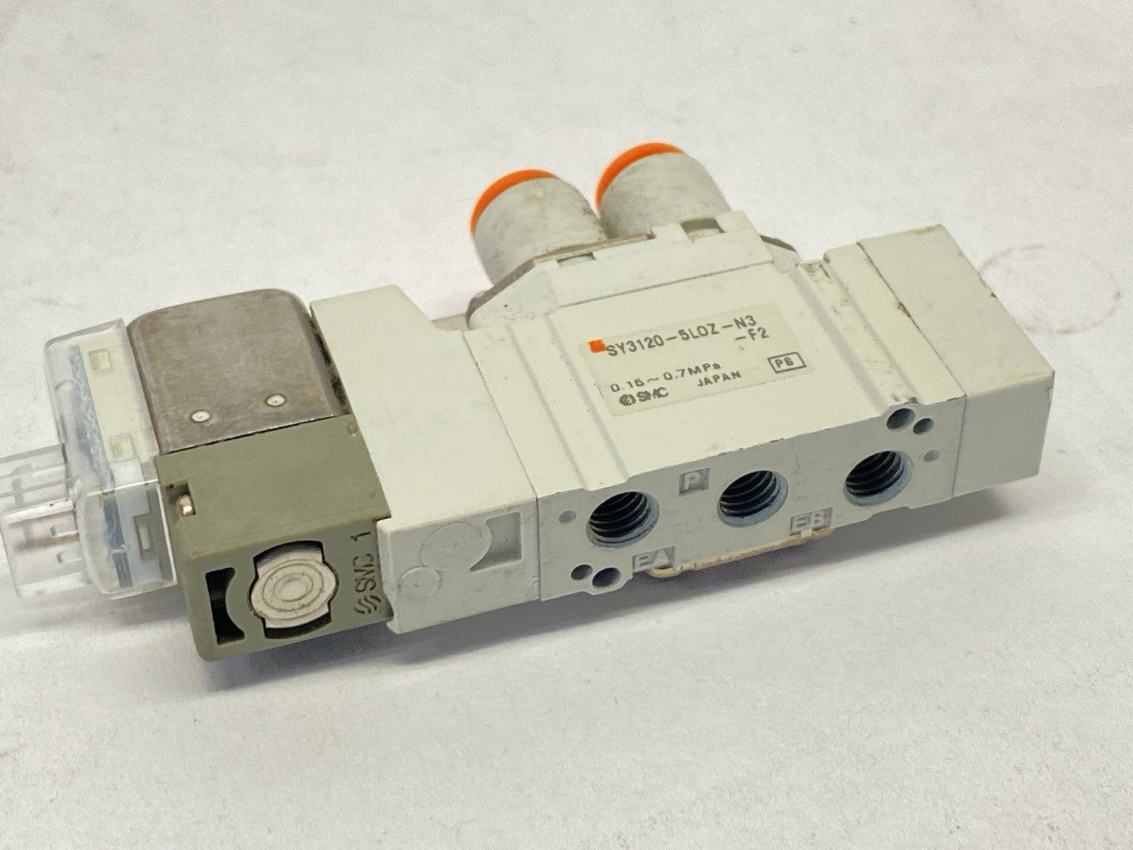 SY3120-5LOZ-N3-F2 | SMC 5-Port Pneumatic Solenoid Valve - Used - Maverick Industrial Sales
