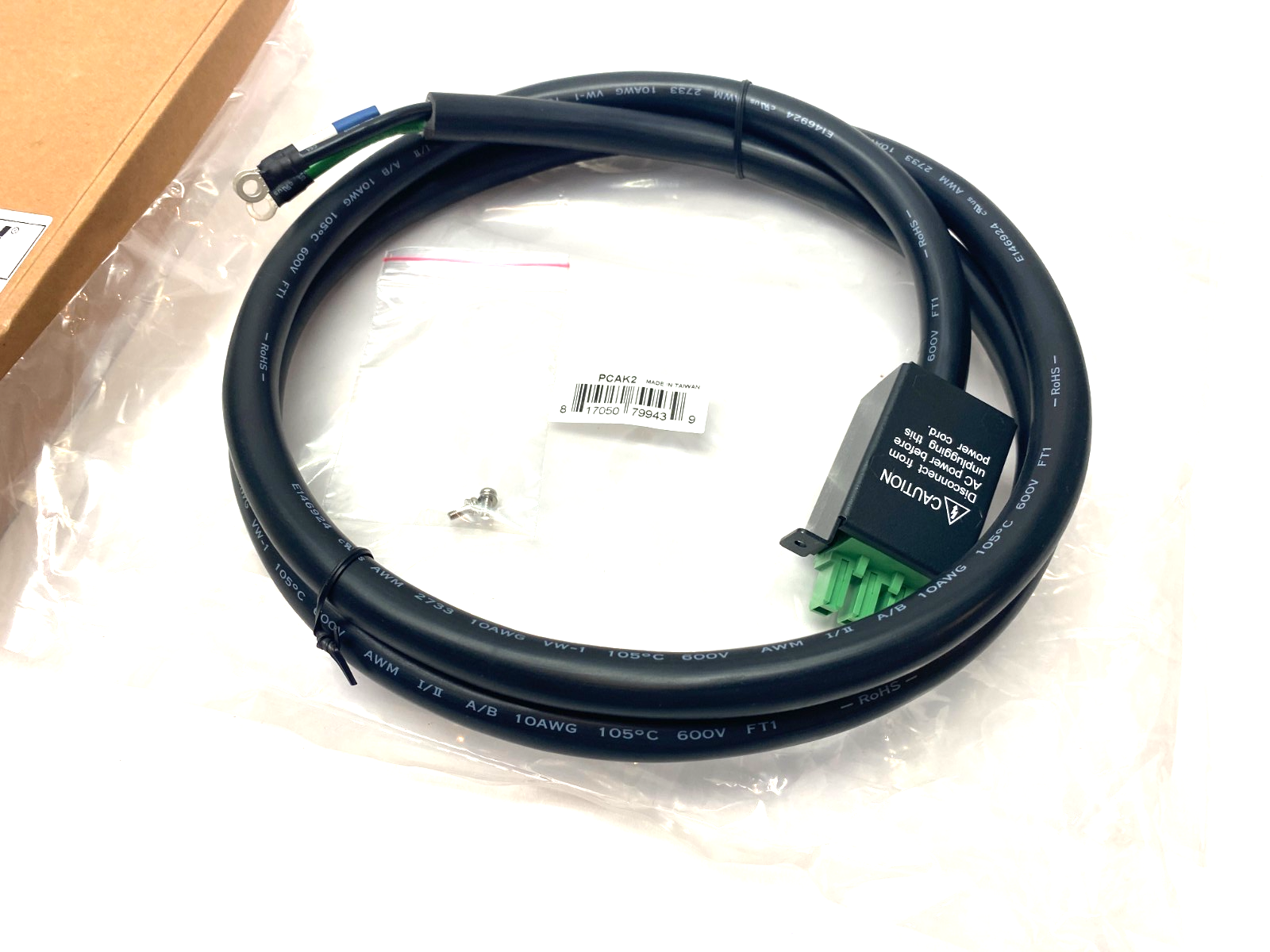 BK Precision PCAK2 Unterminated AC Power Cable Assembly - Maverick Industrial Sales