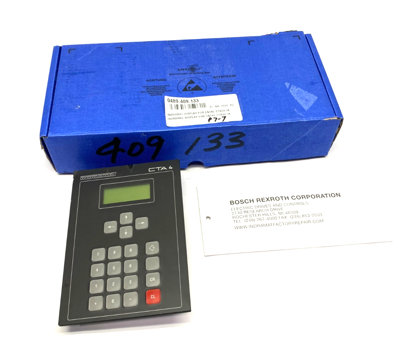 Bosch Rexroth, Indramat R911263051 Operator Interface Control Keypad CTA04.1B - Maverick Industrial Sales