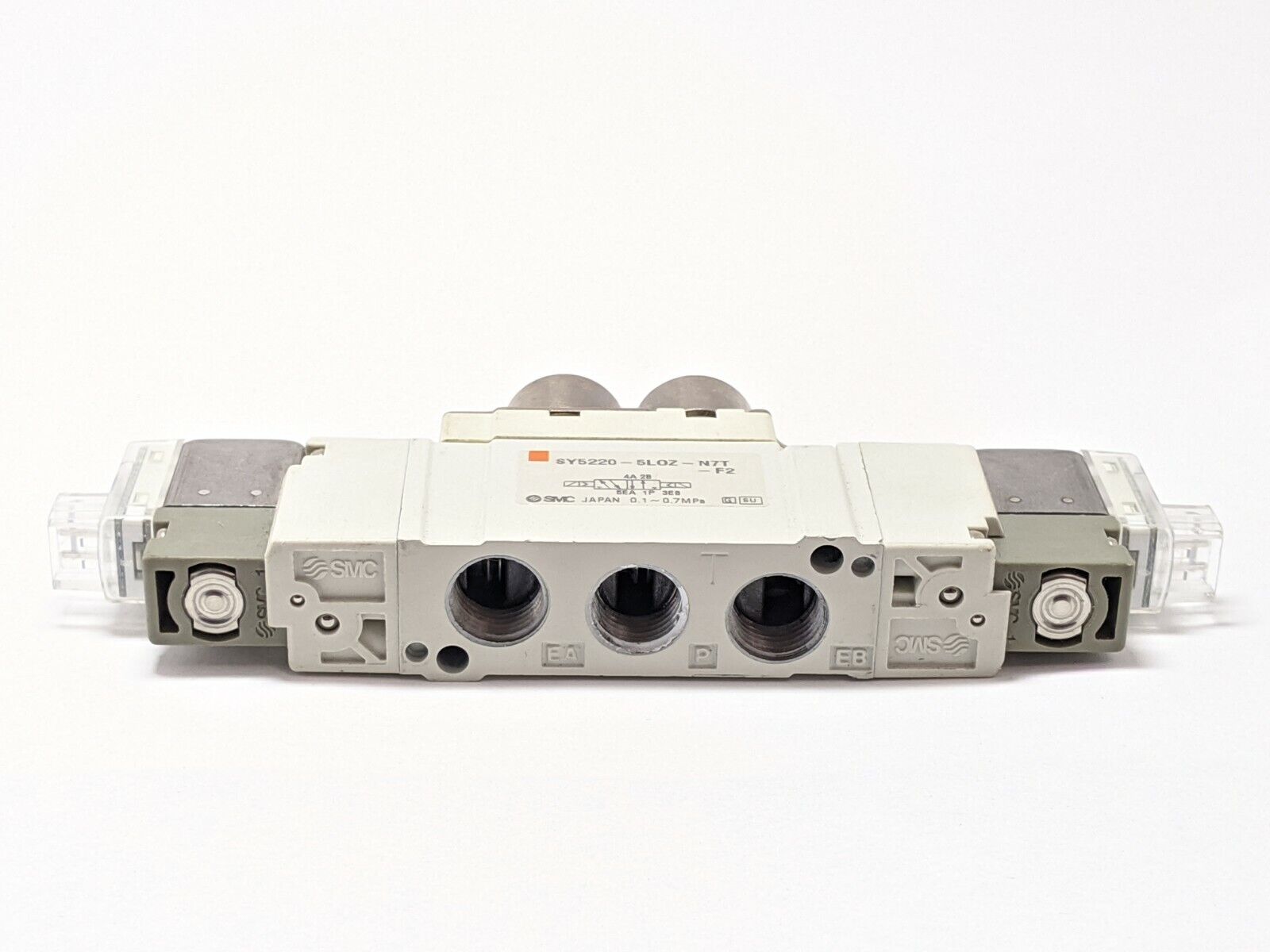 SMC SY5220-5LOZ-N7T-F2 Double Solenoid Valve 5 Port - Maverick Industrial Sales