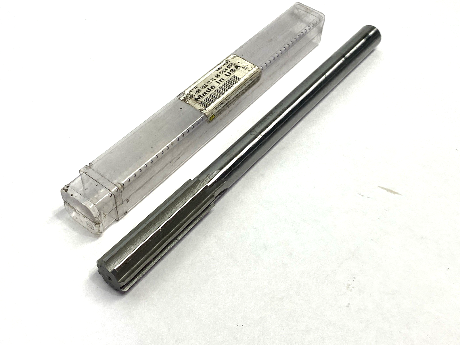 433-.7495 | Yankee HSS Chucking Reamer 8-Flutes 9-1/2" OAL - Used - Maverick Industrial Sales