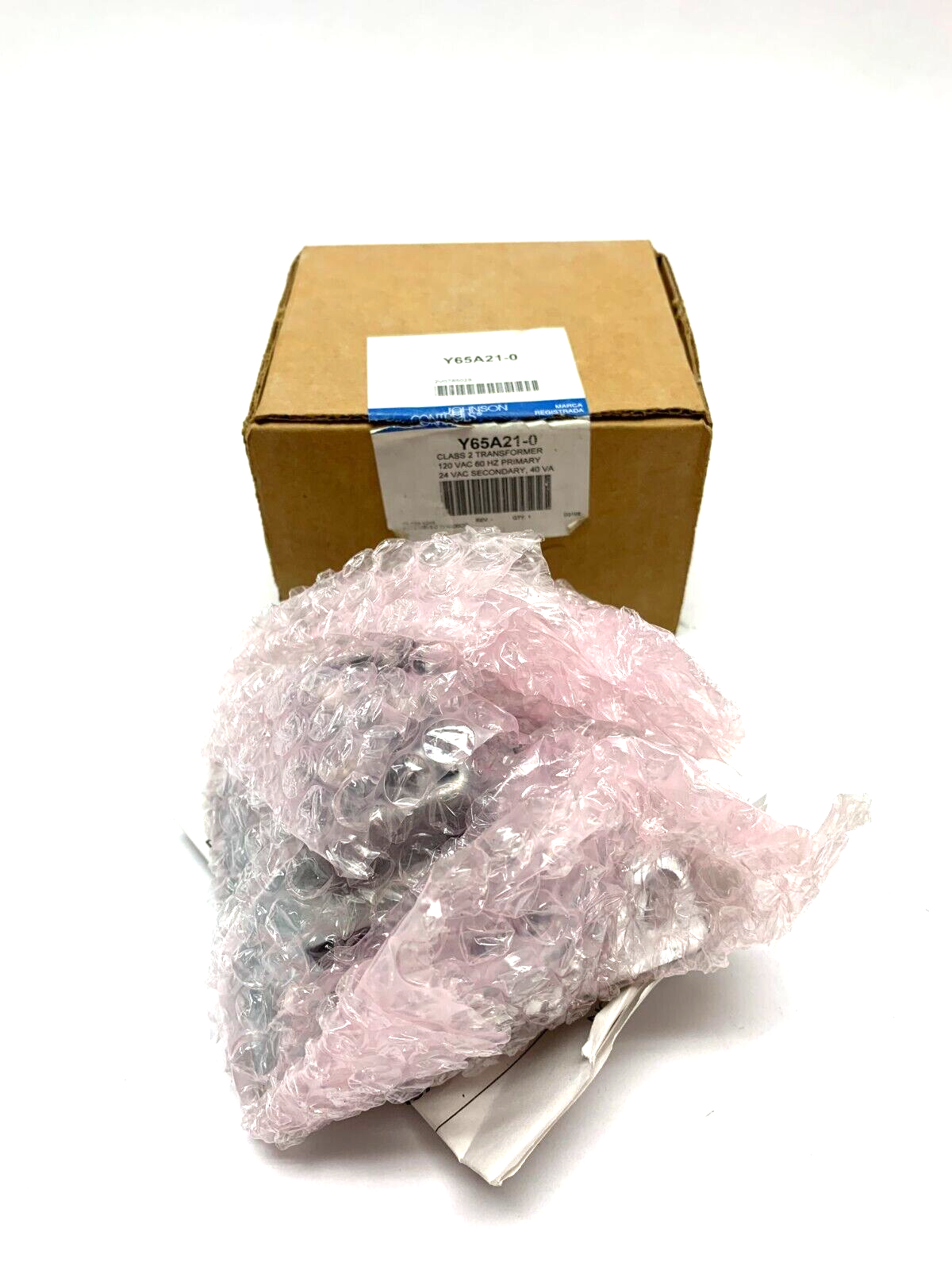 | Johnson Controls Y65A21-0 Class 2 Transformer 120 VAC 60 Hz 24 VAC 40 VA - New Other - Maverick Industrial Sales
