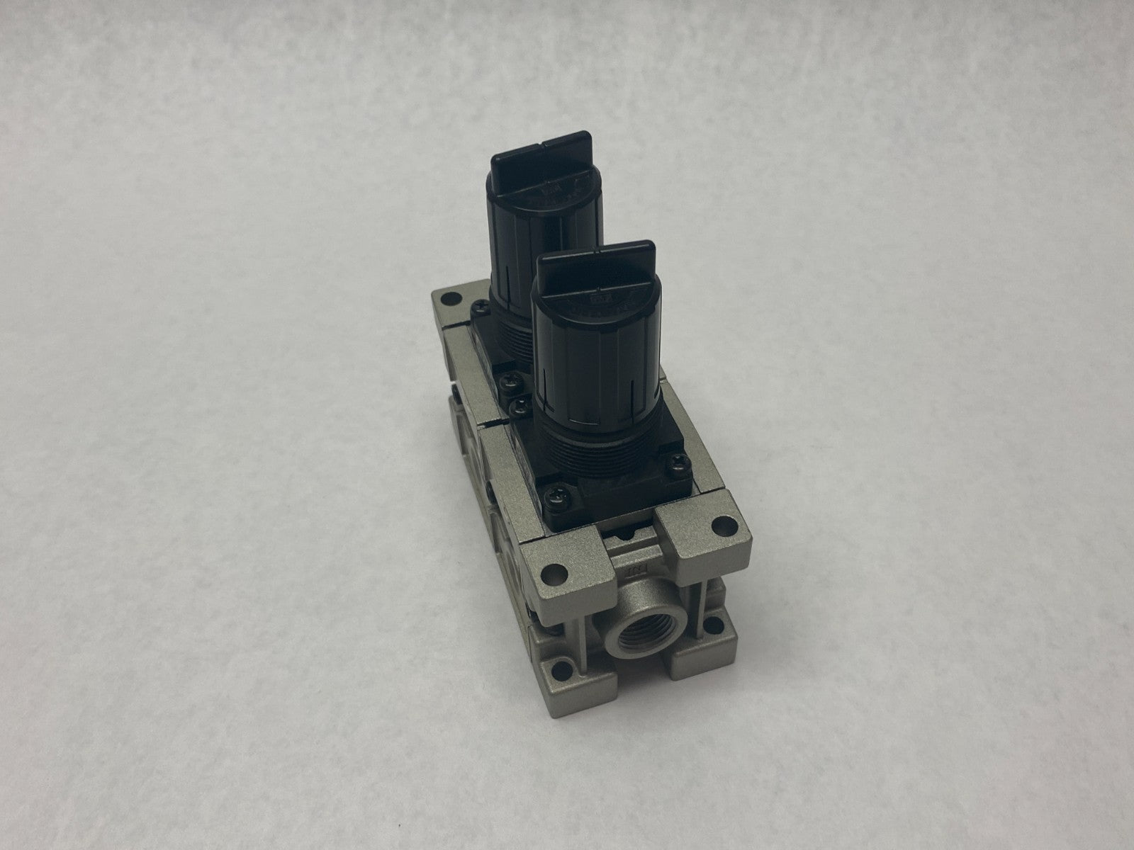 SMC NARM2500-02A-N02 Modular Dual Regulator Manifold 1/4" NPT - Maverick Industrial Sales