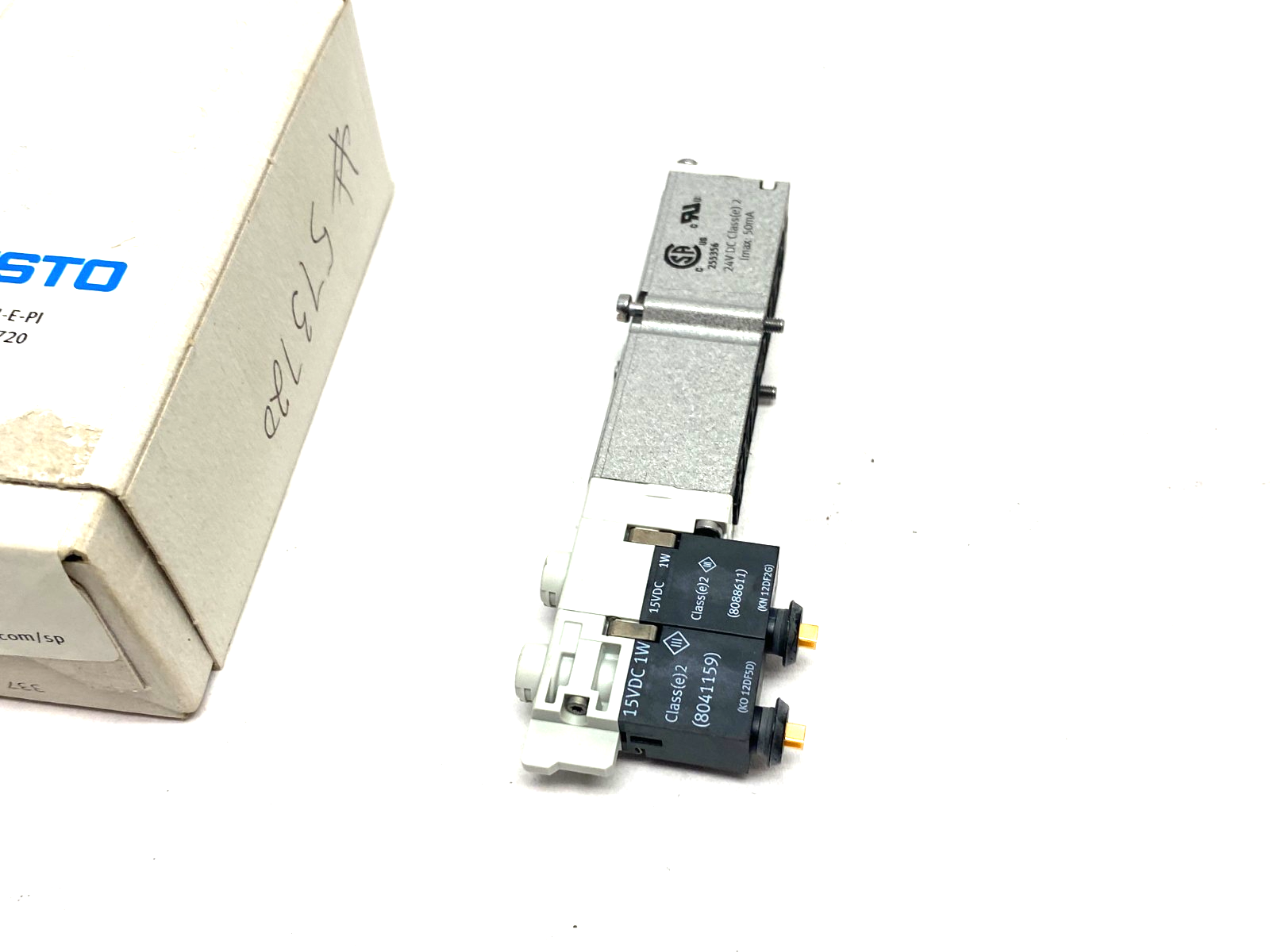 Festo VMPA14-M1H-E-PI Solenoid Valve 5/3 Exhausted 573720 - Maverick Industrial Sales