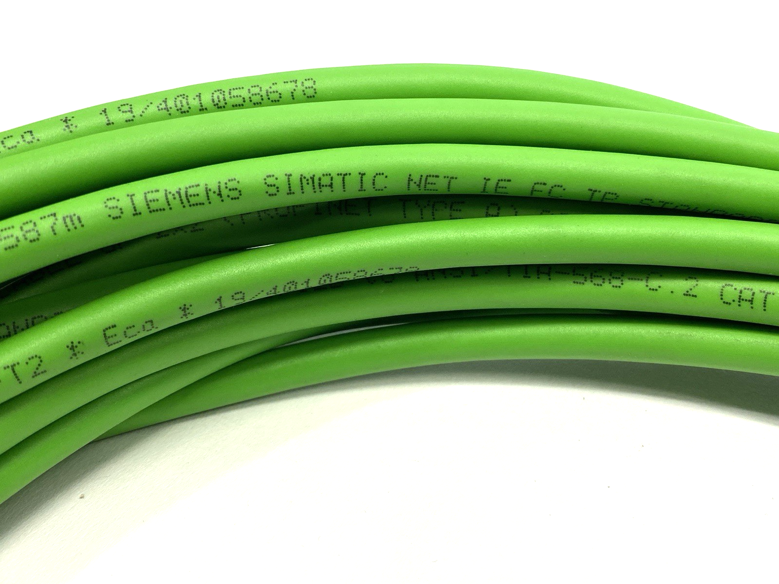 Siemens AXV18402AH10 Industrial Ethernet FC TP Trailing Cable CUT TO 30' - Maverick Industrial Sales