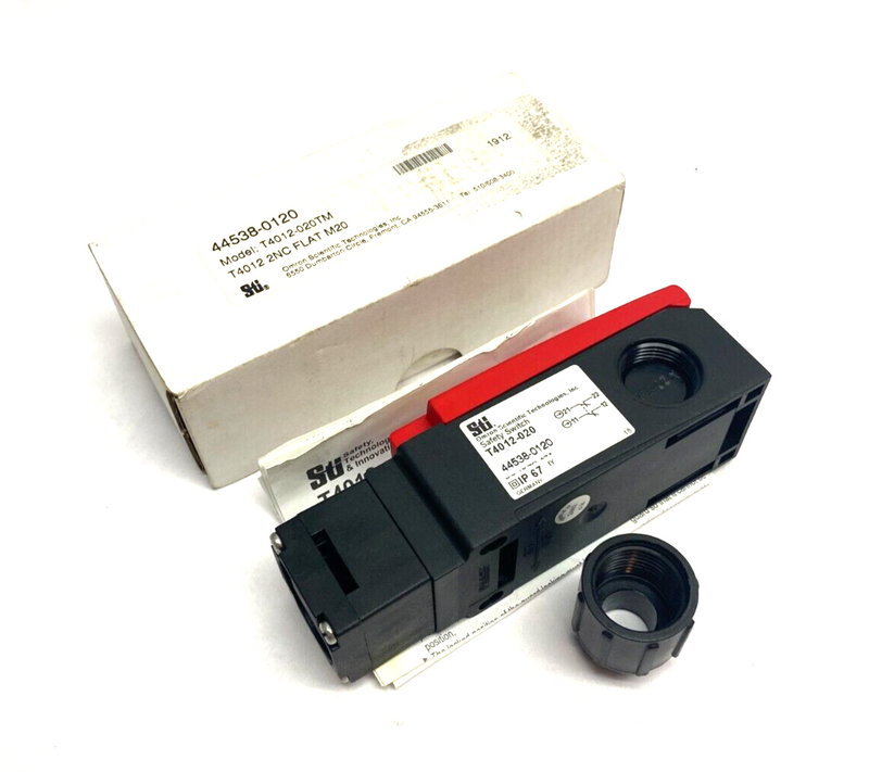 STI Omron T4012-020TM Safety Interlock Switch 44538-0120 NO KEY - Maverick Industrial Sales