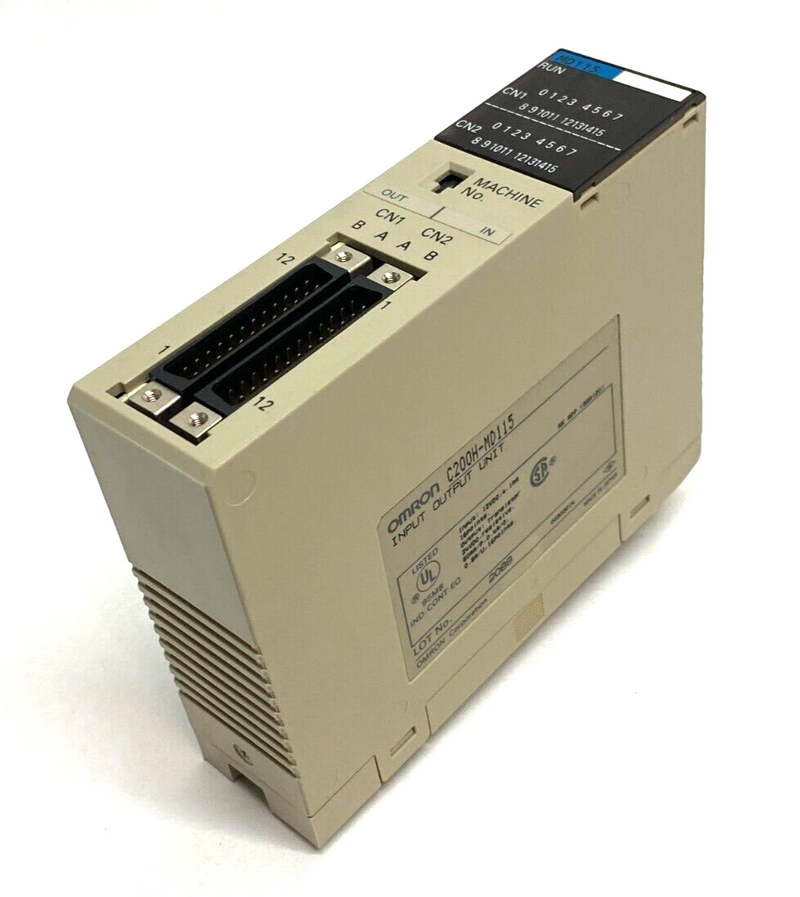 Omron C200H-MD115 Input/Output Unit 16 Point 12VDC Input 24VDC Ouput - Maverick Industrial Sales