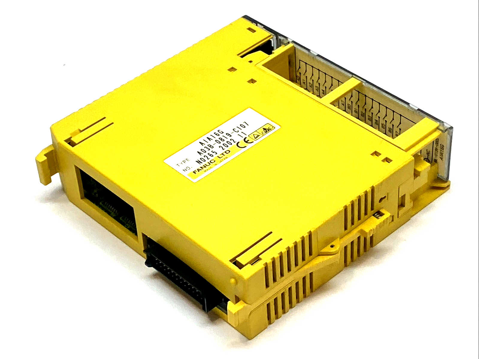 AIA16G | FANUC AC Input Module 16-Point 100VAC A03B-0807-C107 MISSING SCREWS - Used - Maverick Industrial Sales