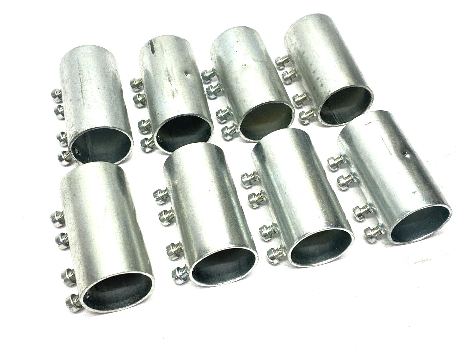 EGS 5125S Steel Zinc Plated EMT Set-Screw Coupling 1-1/4" LOT OF 8 - Maverick Industrial Sales