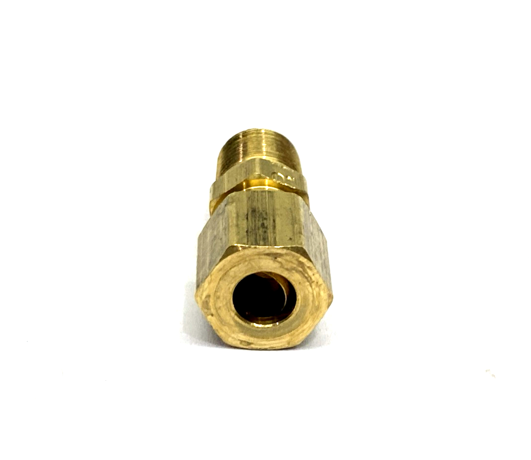 Parker 68C-4-2 Brass Compression Fitting 1/8" Male NPT x 1/4" Compression 10-PK - Maverick Industrial Sales