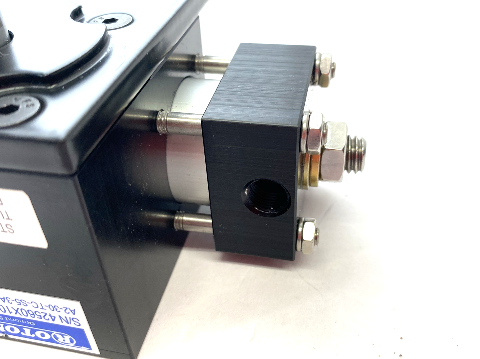 Rotomation A2-30-TC-S5-3A-1/8-1 Rotary Actuator Single Rack, 30-Degree Rotation - Maverick Industrial Sales