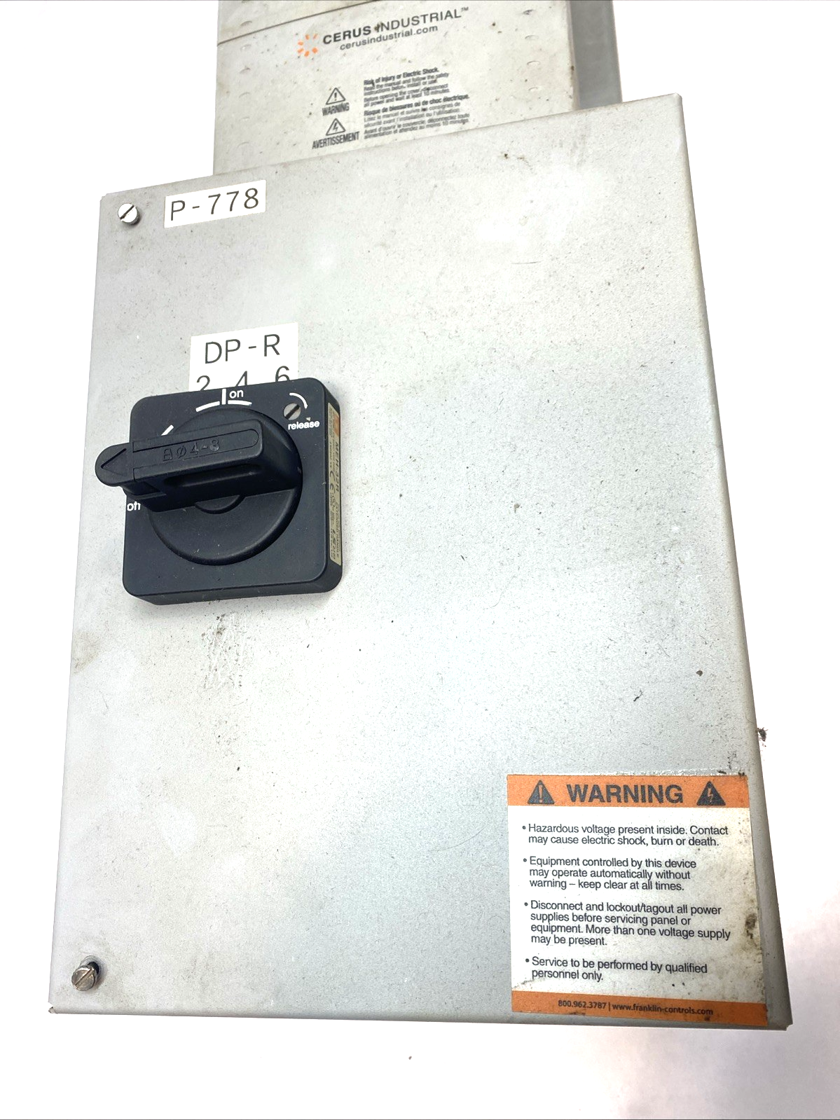 Cerus CI-007-P4 Titan P Series VFD 3 Phase AC NEMA 1 Drive W/ CIE1-ED005-P4/D - Maverick Industrial Sales