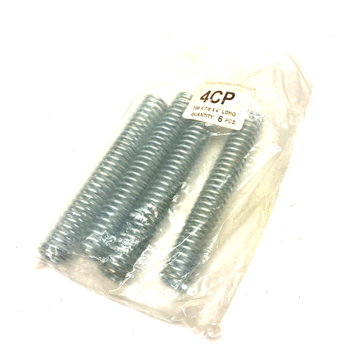 4CP Steel Spring .105X 7/8 X 6" Long PKG OF 4 - New – Open box - Maverick Industrial Sales
