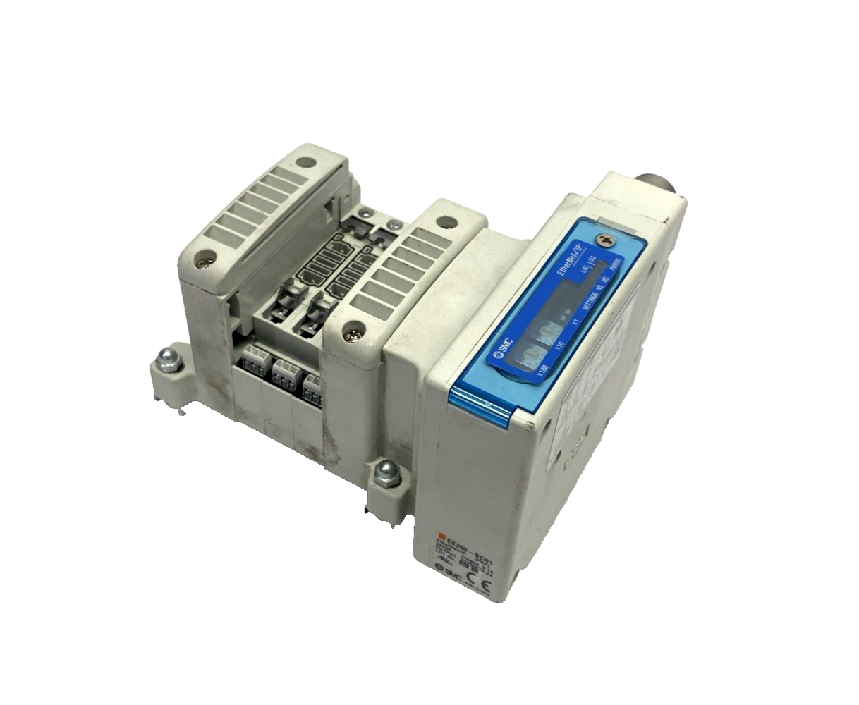 VV5QC11-03N7SEAN-D0S | SMC Pneumatic Solenoid Valve Manifold, 3-Station, 5-Port - Used - Maverick Industrial Sales
