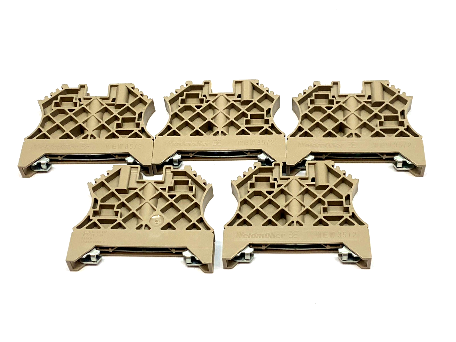 280-572 | WAGO 3-Conductor Actuator Supply Terminal Block Grey 5mm 800V LOT OF 5 - Used - Maverick Industrial Sales