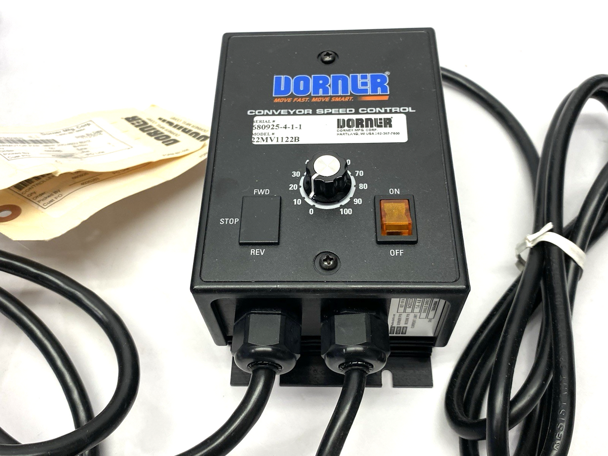 Dorner 62M005PS423EN Parallel Gearmotor 3/8HP 5:1 w/ 22MV1122B VFD Controller - Maverick Industrial Sales
