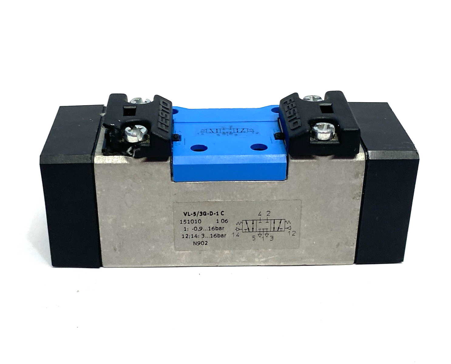 Festo VL-5-3G-D-1-C Pneumatic Valve 151010 CRACKED BODY - Maverick Industrial Sales