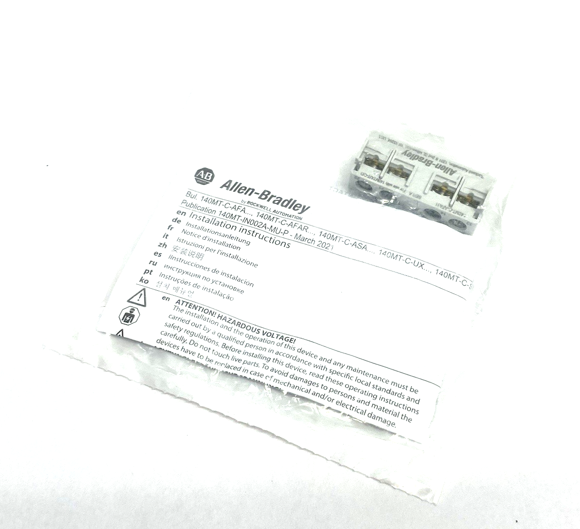 140MT-C-AFA11 | Allen Bradley Ser. A Auxiliary Contact - New - Maverick Industrial Sales