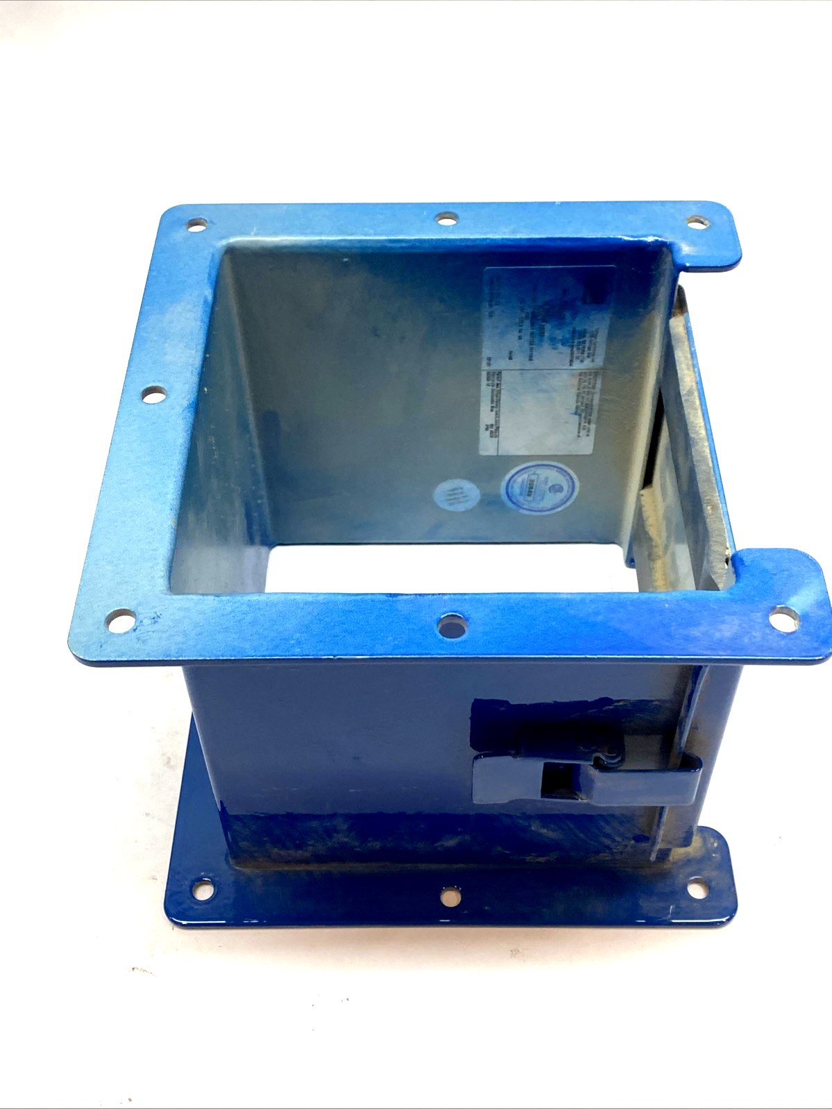 F66L06 | Hoffman Lay-In Wireway 6"x6"x6" Type 12 Hinged Cover Steel - Used - Maverick Industrial Sales