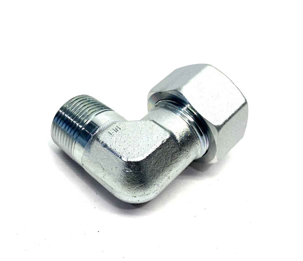 Parker WE25S1NPTCFX Ermeto DIN Elbow Tube Fitting 25mm Tube OD x 1" NPT - Maverick Industrial Sales