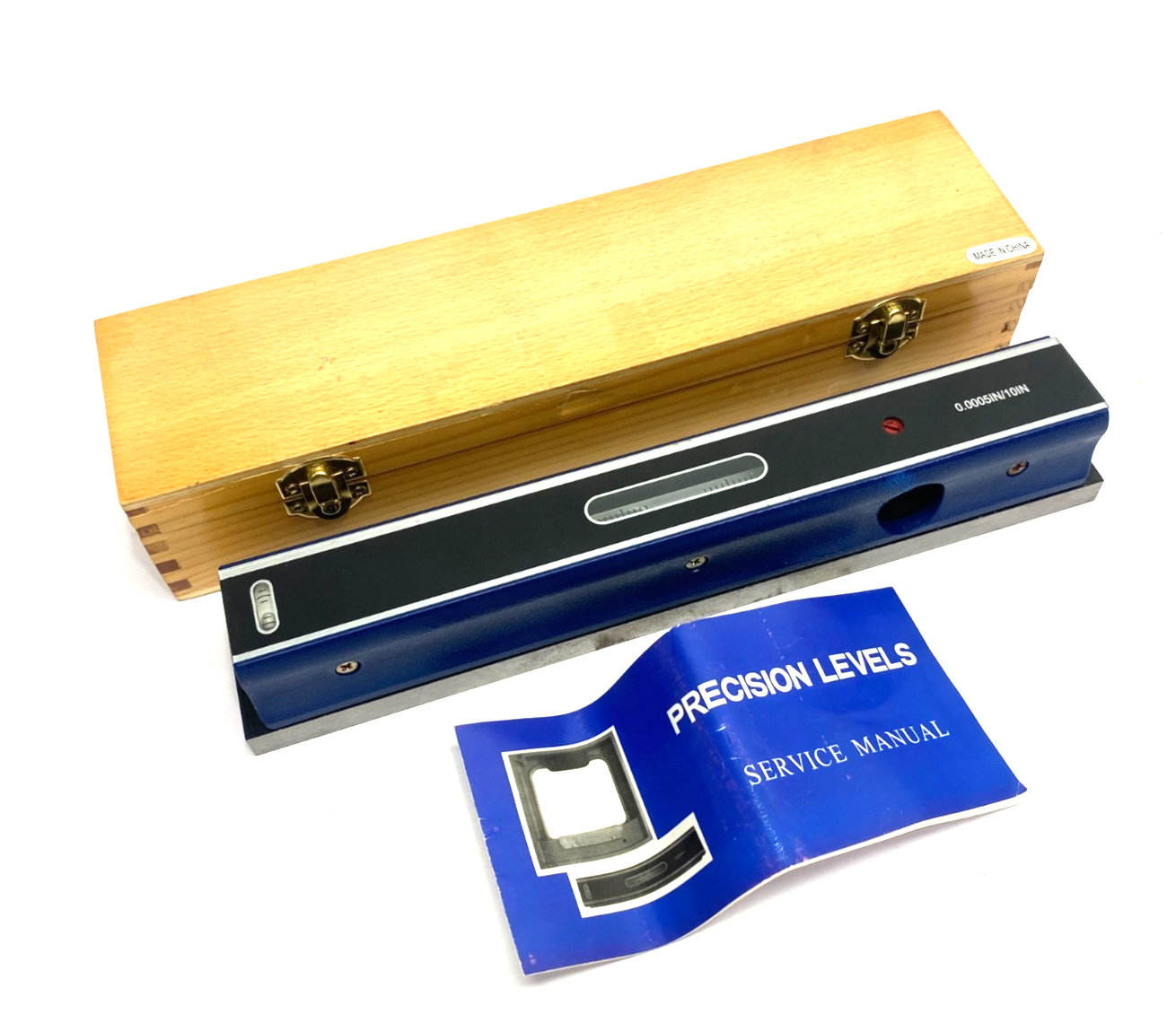 12" Precision Master Level, Bar Level, 0.0005"/10" Accuracy - Open box - Maverick Industrial Sales