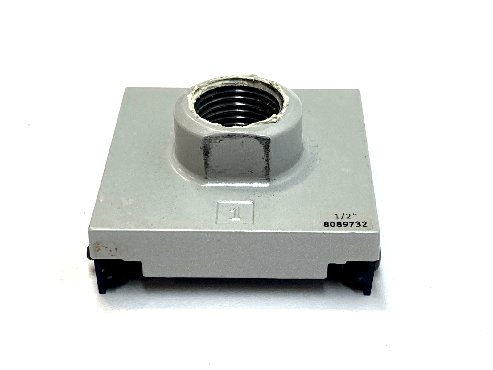 MS6-EM1-1/2 1/2" | Festo Threaded Connection Plate / Shut-Off Module 8089732 - Used - Maverick Industrial Sales