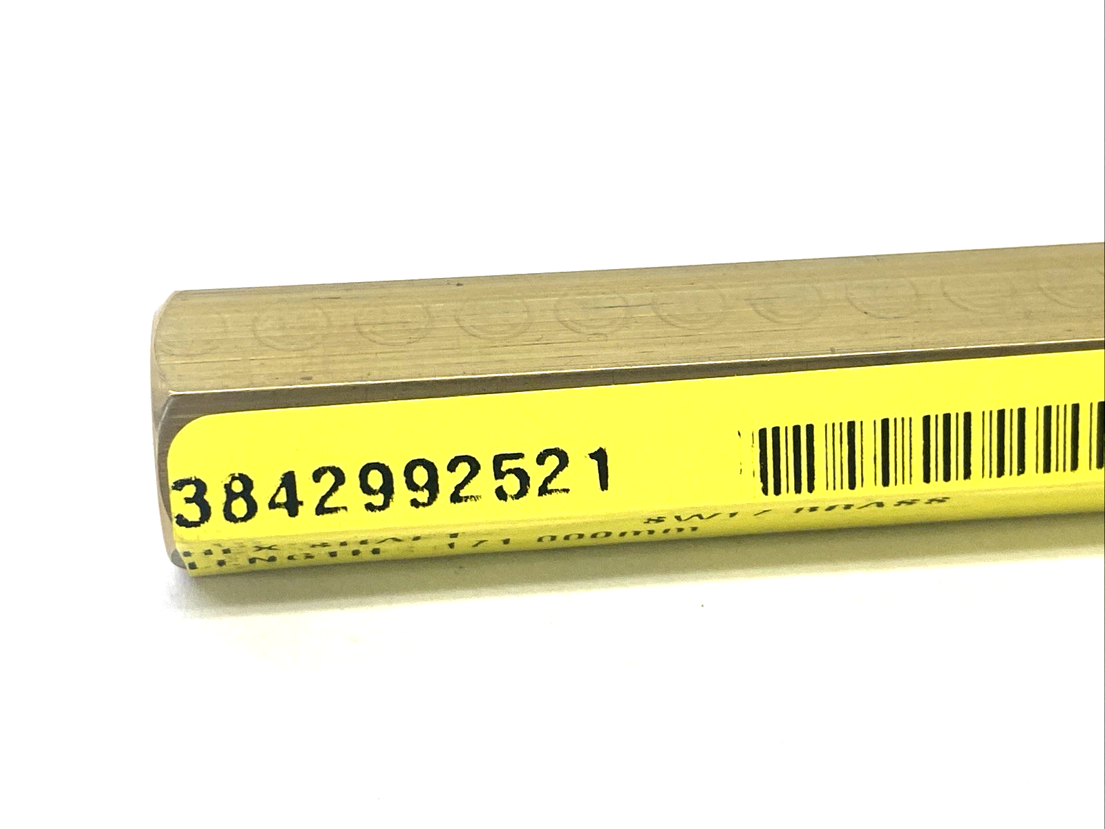 Bosch Rexroth 3842992521 Hex Shaft 171 mm Length SW17 Brass - Maverick Industrial Sales