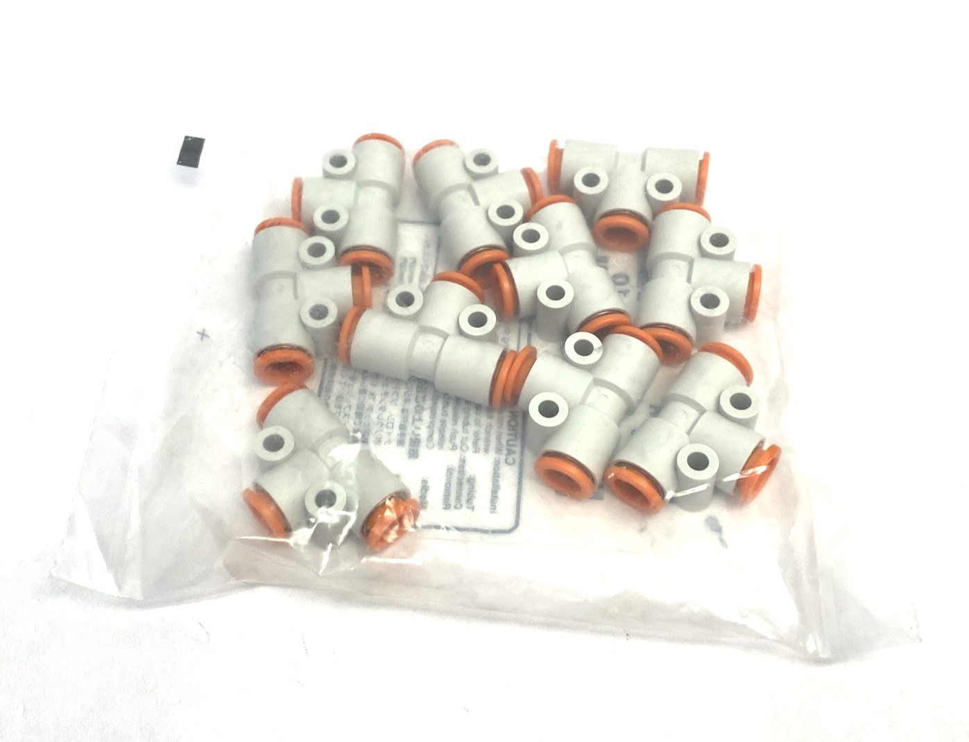 KQ2T09-00A | SMC Pneumatic One-Touch Union Tee Fitting, 5/16" Tube OD, 10-PACK - New - Maverick Industrial Sales