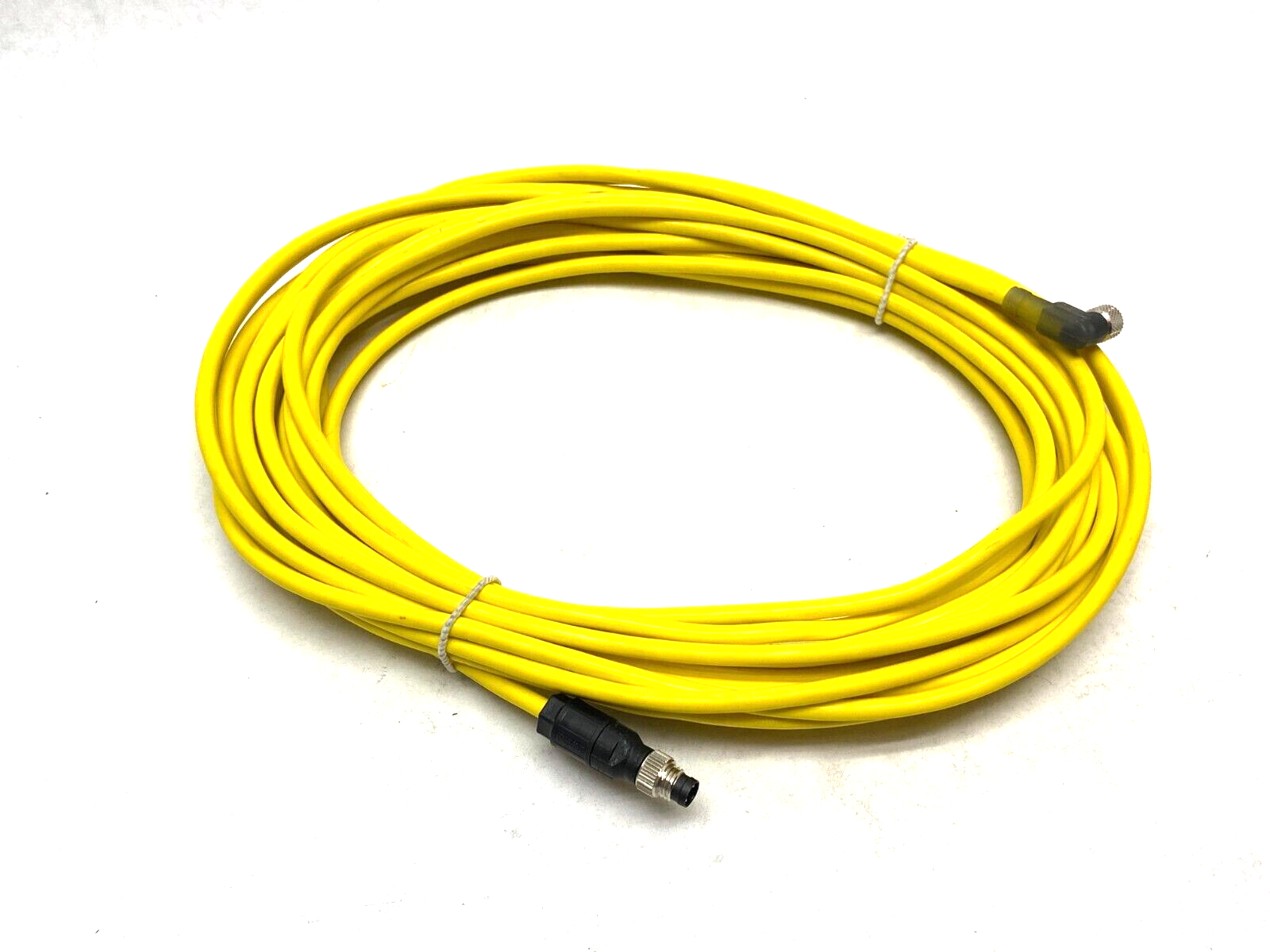 Lumberg RKMWV 3-593/10M Single End Cordset M8 Angled 3-Pin to Straight 3-Pin - Maverick Industrial Sales