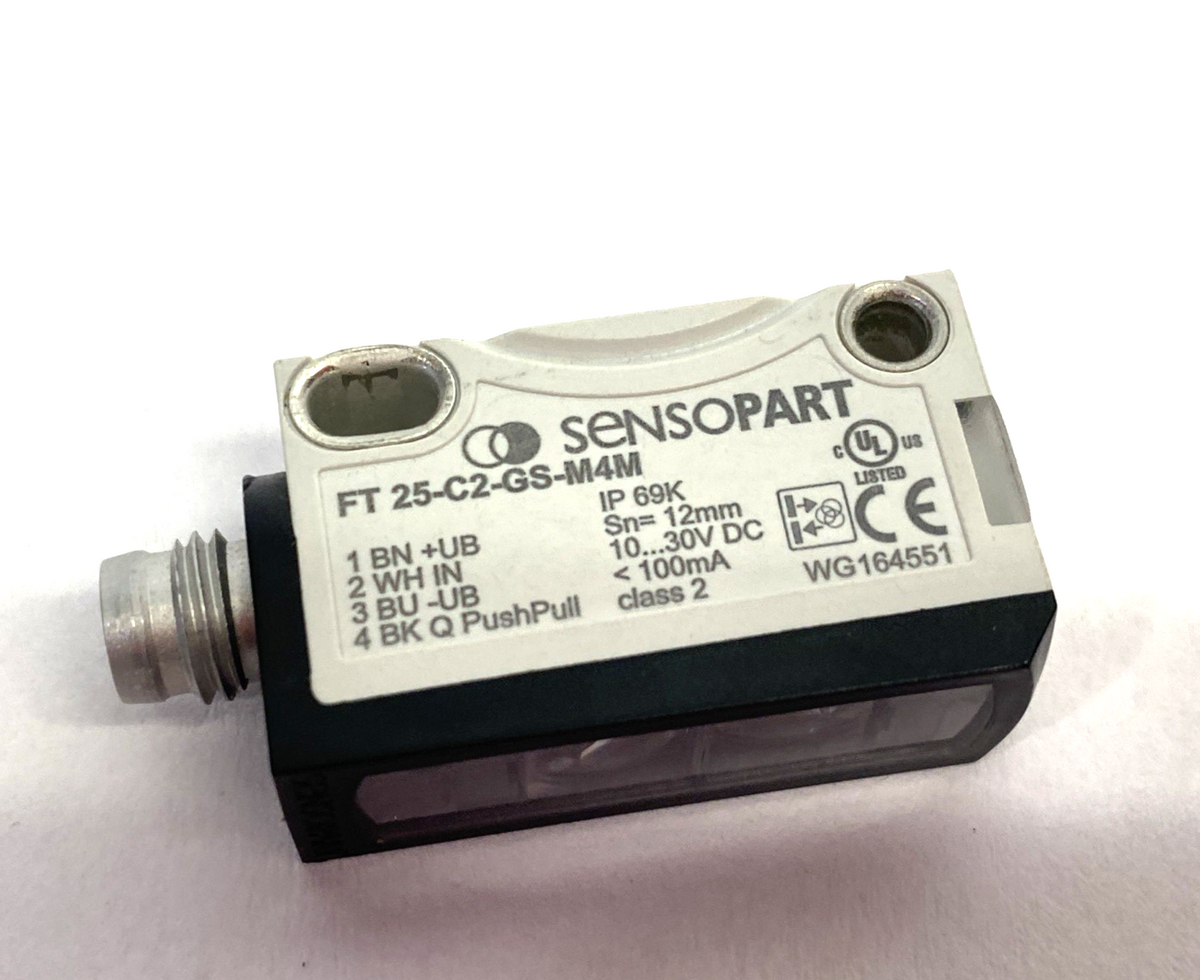 Sensopart FT 25-C2-GS-M4M Compact Color RGB Detection Sensor 607-21021 - Maverick Industrial Sales