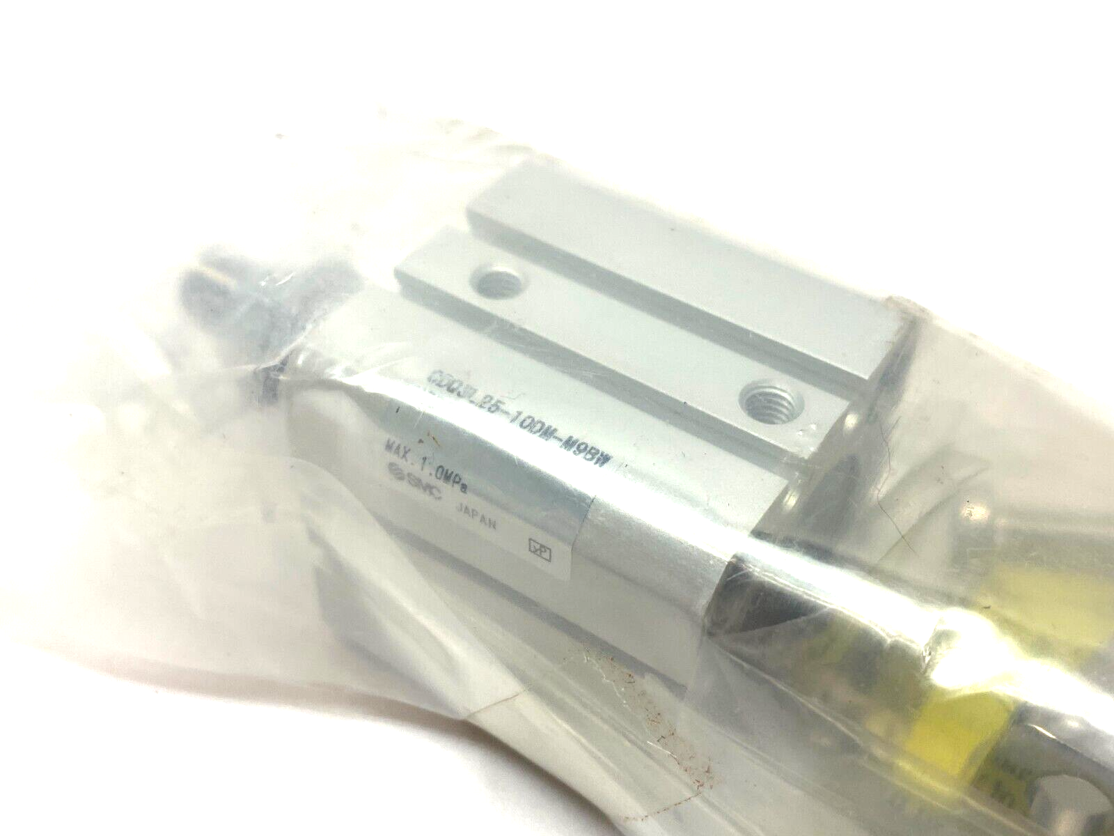 SMC CDQSL25-10DM-M9BWVSDPC Compact Pneumatic Cylinder, Brackets & Auto Switches - Maverick Industrial Sales