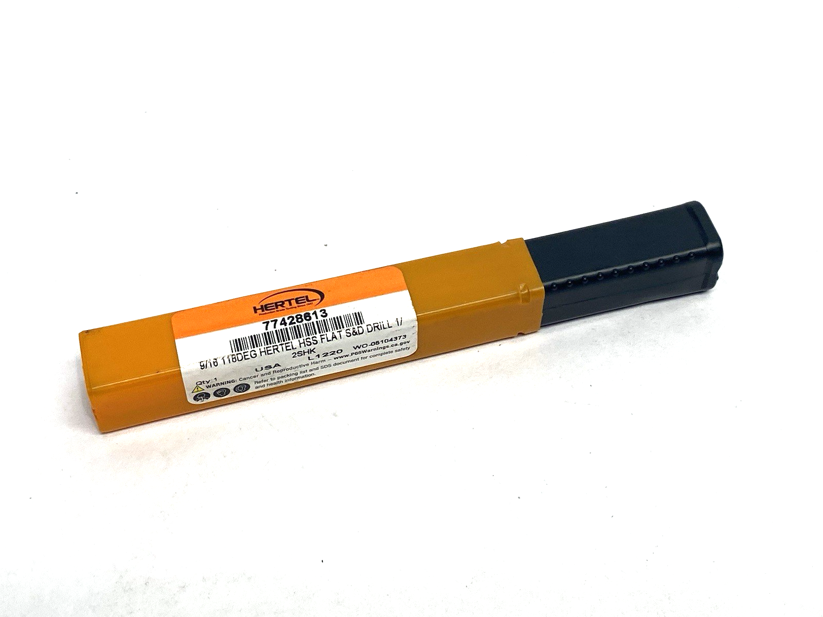 77428613 | Hertel Reduced Shank Drill Bit: 9/16" Dia, 1/2" Shank Dia, 118 Point - New – Open box - Maverick Industrial Sales