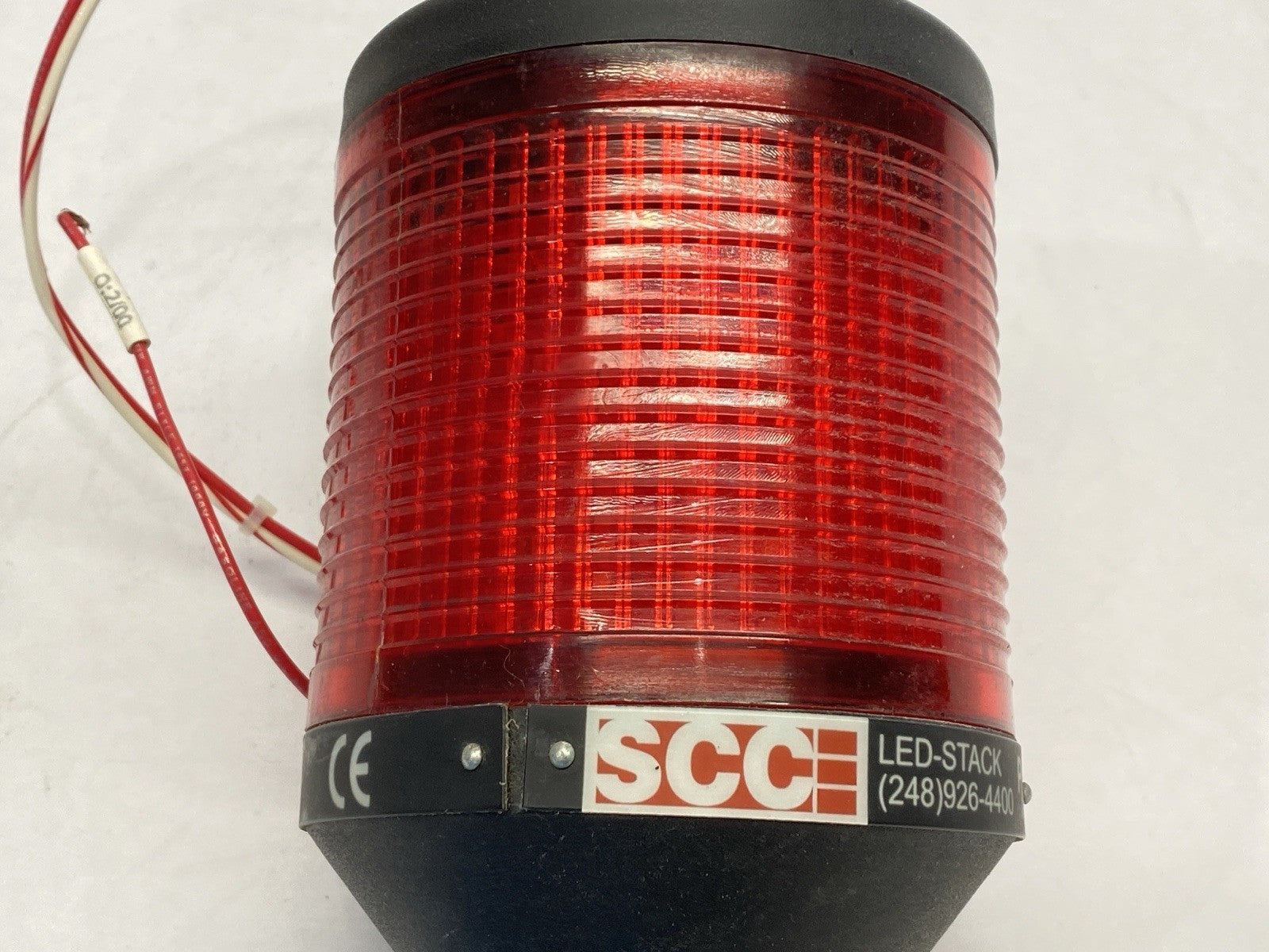 4000-BR-120V | SCC LED Stack Light Red .05A 120VAC - Used - Maverick Industrial Sales