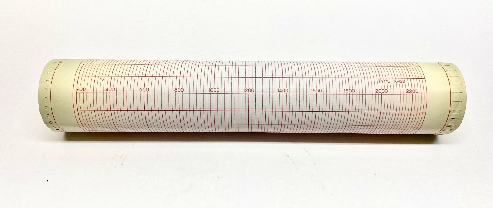 Leeds & Northrup 674023 Speedomax 250 Chart Paper PN-01217637 200-2200 Degree - Maverick Industrial Sales