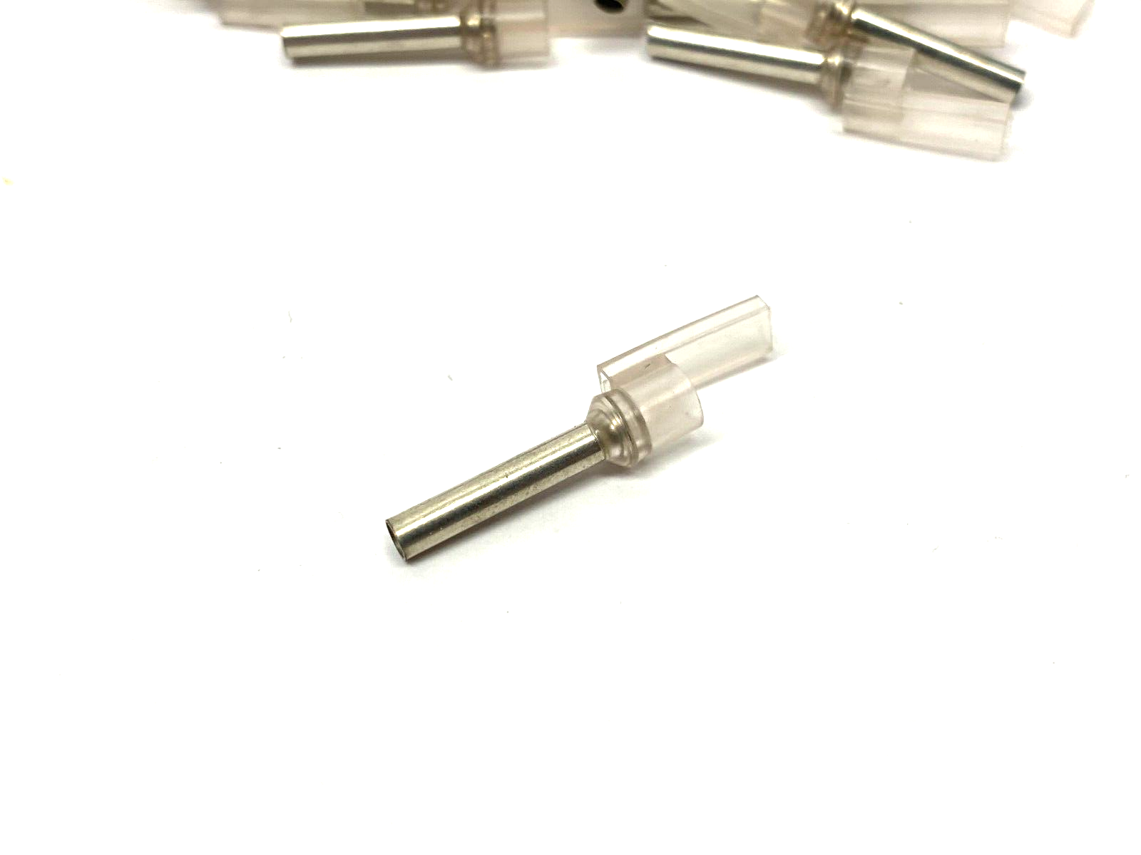 Grafoplast 711/40 17mm Spark Crimp-On Pins for Cable O.D. 4mm OPEN BOX OF 100 - Maverick Industrial Sales