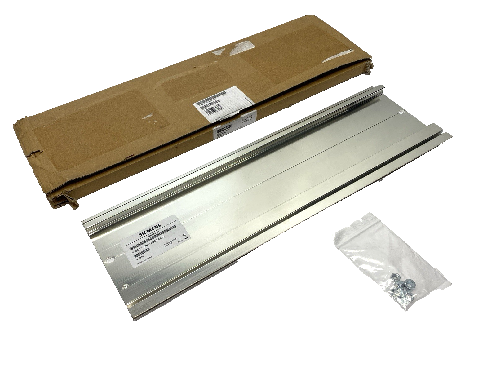 Siemens 6ES7590-1AE80-0AA0 SIMATIC S7-1500 Sectional Mounting Rail 482.6mm - Maverick Industrial Sales