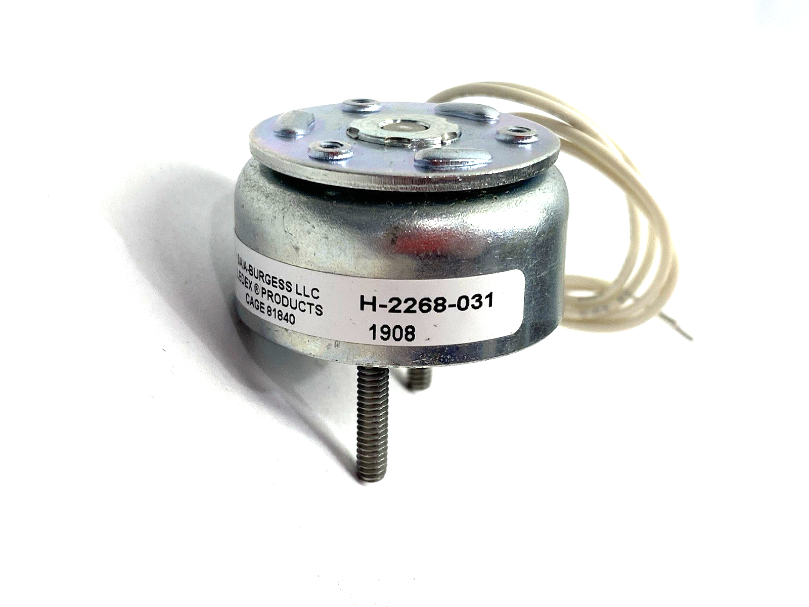 H-2268-031 | Johnson Electric Ledex® Rotary Solenoid 180W 76VDC - New – Open box - Maverick Industrial Sales