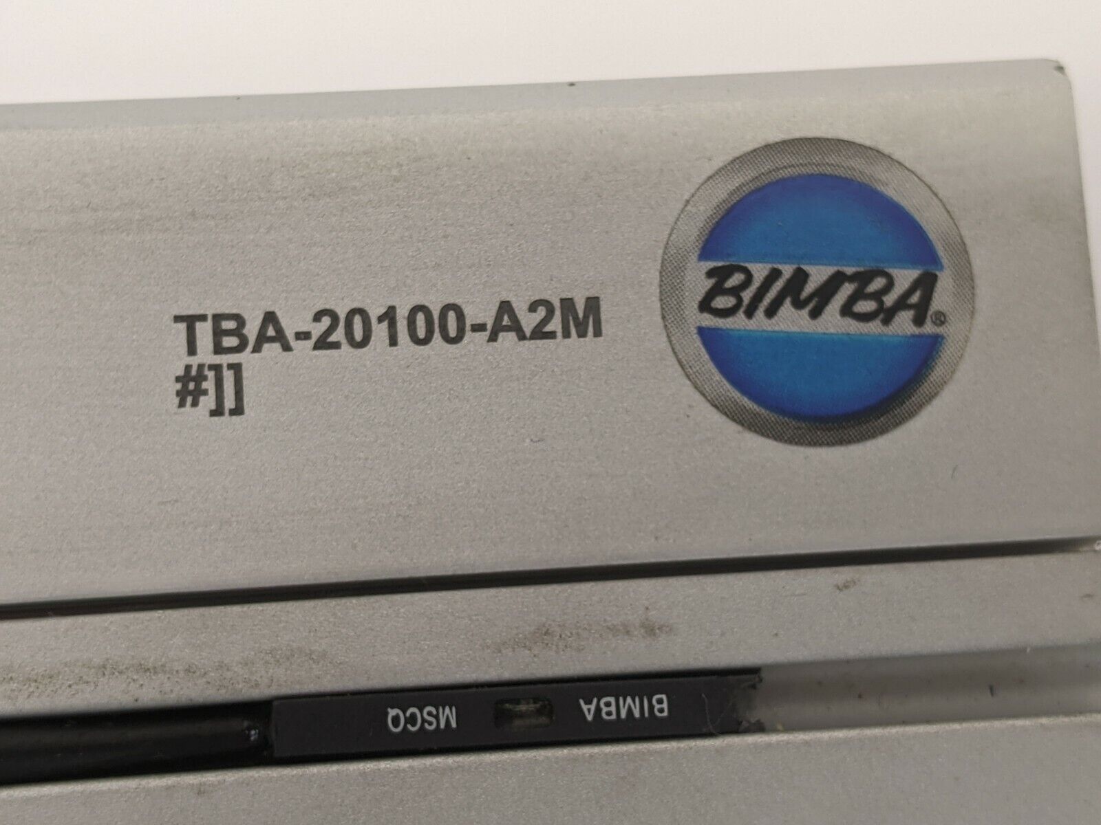 Bimba TBA-20100-A2M Metric Twin Bore Air Table Cylinder - Maverick Industrial Sales