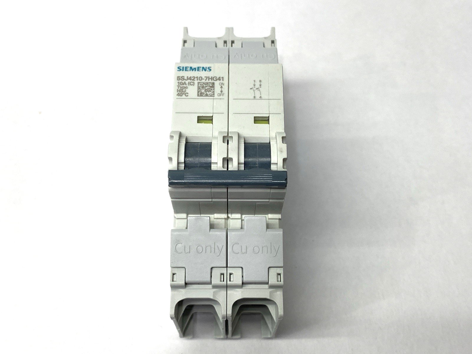 Siemens 5SJ4210-7HG41 Miniature Circuit Breaker 2-Pole C-Trip 240V 14kA 10A - Maverick Industrial Sales