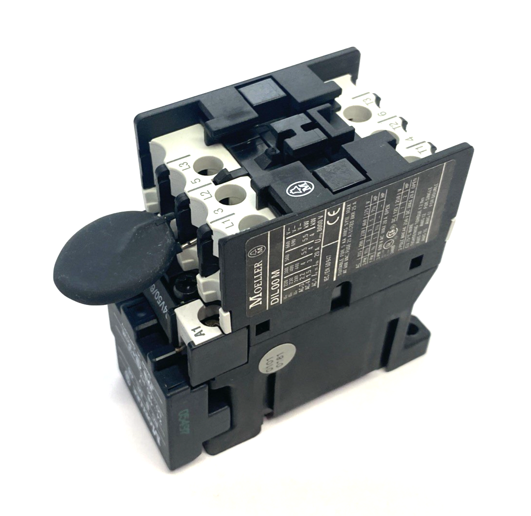 DIL00M | Moeller Power Contactor 3-Phase 20A w/ RC B DIL 48 - Used - Maverick Industrial Sales