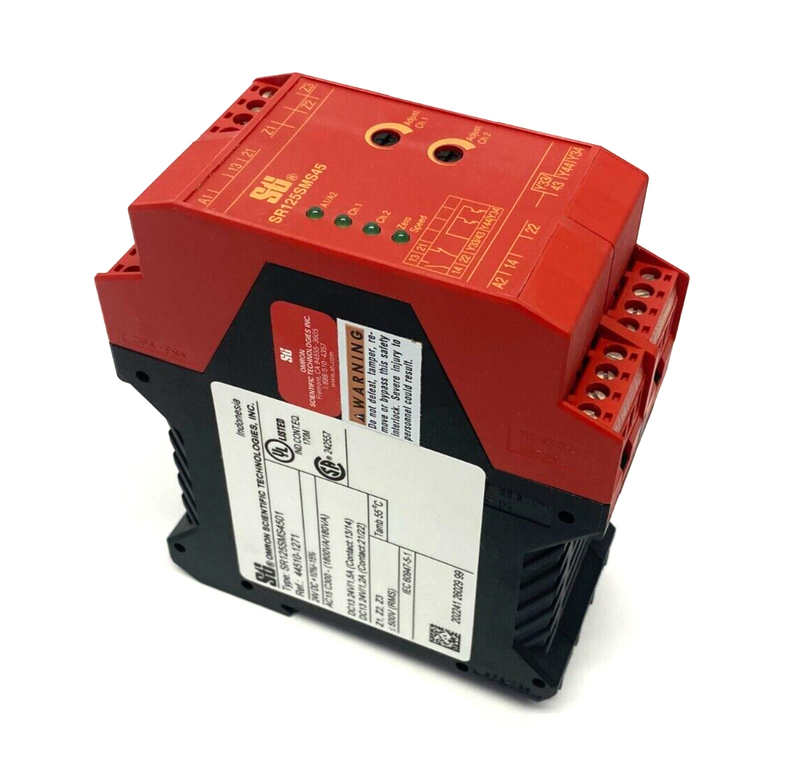 STI Omron SR125SMS4501 Safety Relay Module Zero Speed Detection 44510-1271 - Maverick Industrial Sales