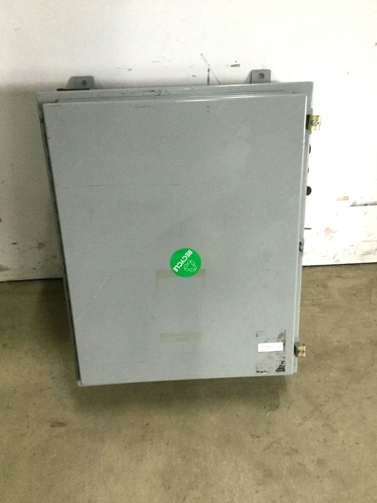 N12302408 | Hubbell Wiegmann Industrial Enclosure 30"x24"x8" w/ Backplate - Used - Maverick Industrial Sales